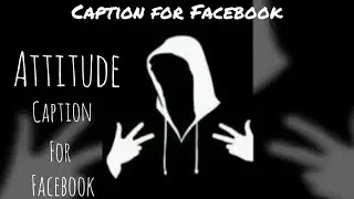 Attitude caption for Facebook 😎🔥||English caption for Facebook photo