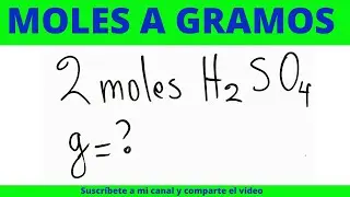 2 Moles de ácido sulfúrico a gramos