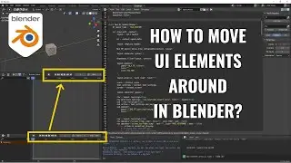 How to move elements around in the Blender UI? - ex. playback buttons.