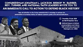 Rep. Jackson & Faith Leaders invite you to a Call to Action to Defend Black History