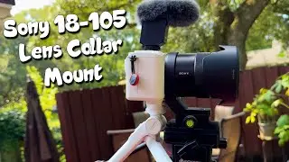 Sony ZV-E1 with 18-105mm using Tripod Lens Collar Mount