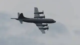 [4K] RNZAF Base Ohakea - RNZAF Lockheed P-3K2 Orion NZ4204 Flypast - 13/12/2021