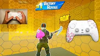 [1 HOUR] Scuf Envision Controller ASMR 😴 Handcam Fortnite Box Fights 📦