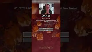 My first death in minecraft hardcore #shorts