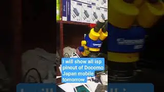 I will show all isp pinout of Docomo Japan mobile tomorrow