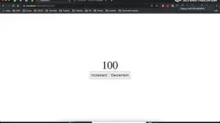 HTML & Javascript - Event Binding & Counter Simulation