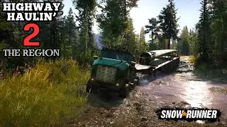 New Highway Haulin' Mod Map - Heavy Haul Test Run - Snowrunner