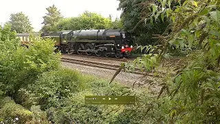 'Britannia' passes my house Sunday Sept 10 2022