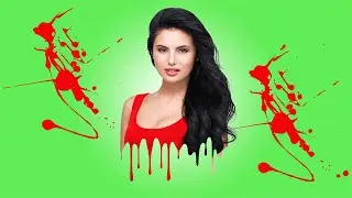 Photoshop Tutorial How To Create a Dripping And Splatter Effect