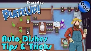PlateUp! I Auto Dish Cleaning Tips and Tricks! I Intermediate Automation I Tutorial