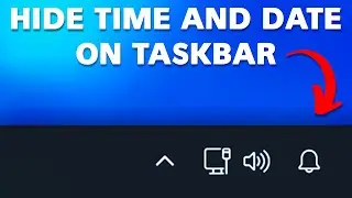 How To Hide The Time And Date On The Windows 11 Taskbar