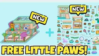 FREE LITTLE PAWS ESSENTIAL! FREE HOUSE TOCA BOCA