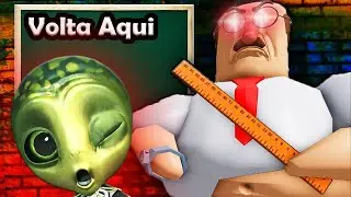 FUJA DO PROFESSOR DO MAU NA ESCOLA DO ROBLOX!! Escape School Obby OVINI STAR