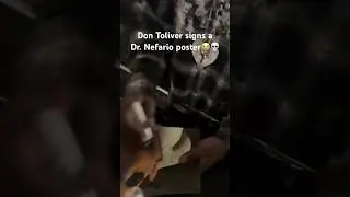 Thats FOUL: Don Toliver signs a fan’s Dr. Nefario poster💀😭😂 #dontoliver #memes #rap