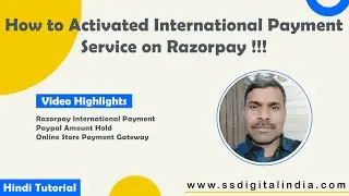 How to Activated International Payment Service on Razorpay !!!