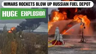 HIMARS Rockets Blow Up Another Russian Fuel Depot in Donetsk Region