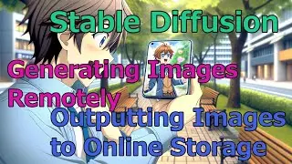 Accessing Stable Diffusion Remotely for Image Generation and Saving to online storage