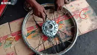 Cara menganyam ruji motor
