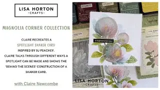 SPOTLIGHT SHAKER CARD, inspired by SU PEACHEY