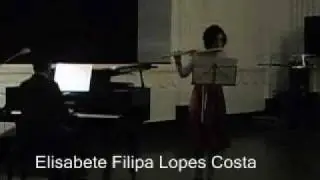 Elisabete Costa, Flautista do Conservatorio da Horta