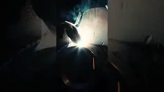 ПРОЦЕСС СВАРКИ ШНЕКА  #производство #россия #металл #металл #завод #welding #сварка