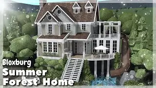 BLOXBURG: Summer Forest Home Speedbuild | Roblox House Build