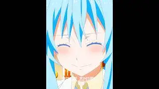 Such a cute little girl👀💙 Reincarnated as a Slime #shorts #anime #amv #rimuru #tensura