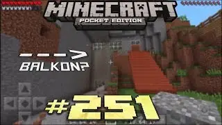 Let's Play Minecraft: PE 1.5.3 #251 [DE/FullHD @60FPS] - Balkon im Berg - wohin?