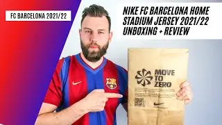 FC Barcelona Home Stadium Shirt 2021/22 Unboxing + Review.
