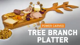 Learn How To Make A Wooden Platter / Serving Tray | Arbortech Tools