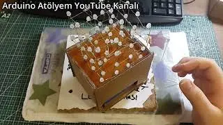 4x4x4 LED Küp Nasıl Yapılır ? | Detaylı Anlatım | Arduino Atölyem YouTube 4K