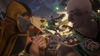 Scorpion🦂(Classic MK'95 Outfit!) - Gameplay Clips - Holiday Tower! MK1 (PS5)