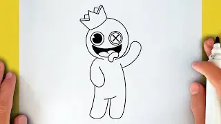 HOW TO DRAW RAINBOW FRIENDS BLUE