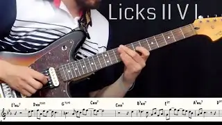 There will never be another you - Guitar Licks (II - V - I)