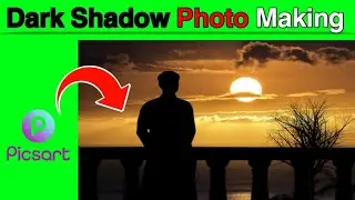 Dark Shadow photo editing tutorial | Black Shadow photo editing on PicsArt | how to make this image