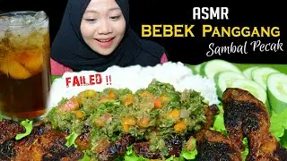 Failed!! Nikmat bangett ASMR Bebek Panggang Sambal Pecak