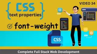 font-weight in CSS | CSS font weight | #font  #css