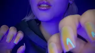 ASMR - Invisible Scratching & Raking 💤⚡️~parts with chewing gum