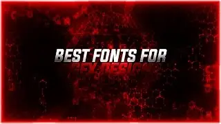 BEST FREE FONTS FOR GFX DESIGN