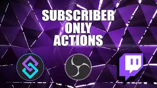 Subscriber Only Viewer Actions Using Streamer.Bot