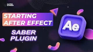 Saber plugin toutrial in After effect | آموزش ساخت نور های نئونی با پلاگین saber در افترافکت