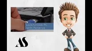Lock/Unlock Computer Using Pen Drive | AS Technoti