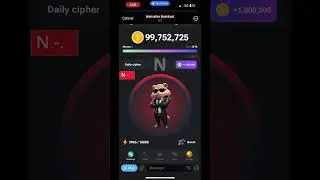16 June Morse Code Hamster Kombat | 1 Million Points Daily Cipher || 