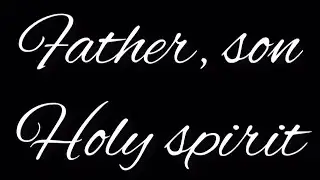 Father, Son, Holy Spirit (official audio)