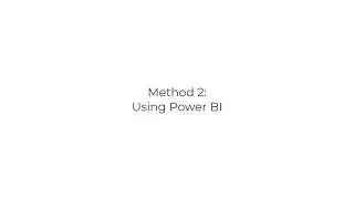 Converting 2D Table to Database Table using Power BI for Analysis