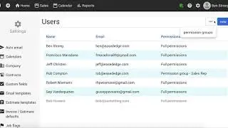 Permissions & Permission Groups