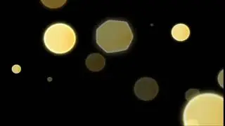 Abstract Golden Particles Bokeh Effect - Free Download - Motion Graphics Background Video Loop
