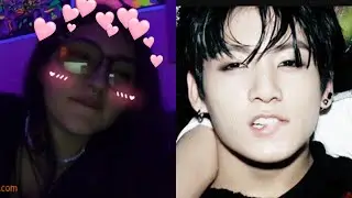 KPOP IDOL BTS JUNGKOOK LIP BITE ON OMEGLE