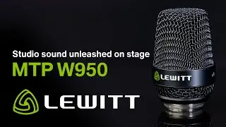 MTP W950 live microphone by LEWITT - Studio sound unleashed on stage