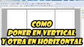 Como poner en WORD una pagina Horizontal y otra Vertical ✔️